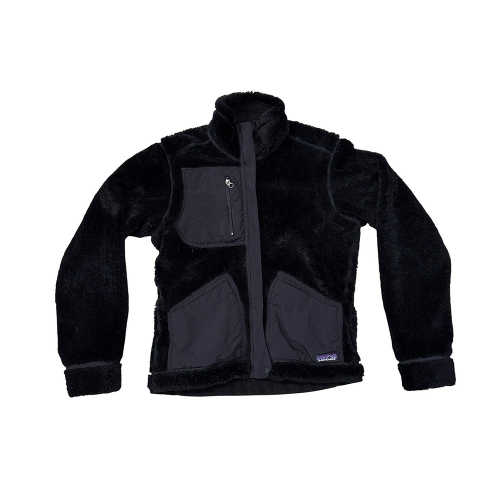 Patagonia Black Fleece Jacket Zip‎ Up Women's